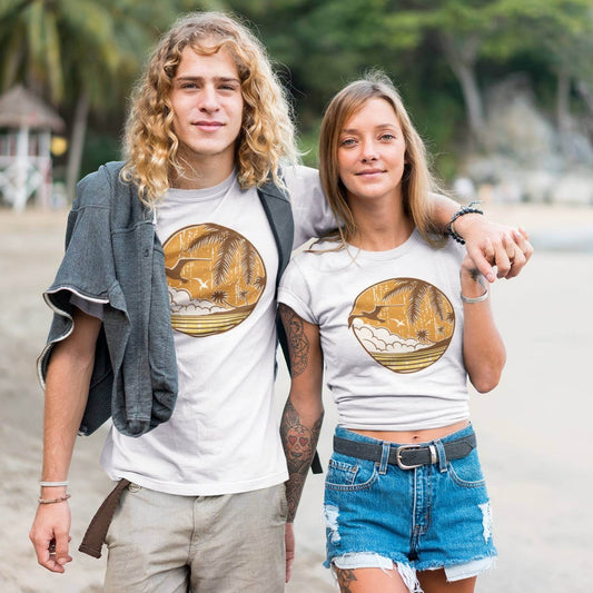 Tropical Days - Womens T-shirt Womens T-shirt Retro Summer Surf Womens