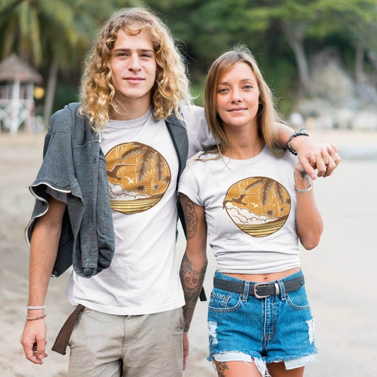 Tropical Days - Mens T-Shirt Mens T-shirt Mens Retro Summer Surf