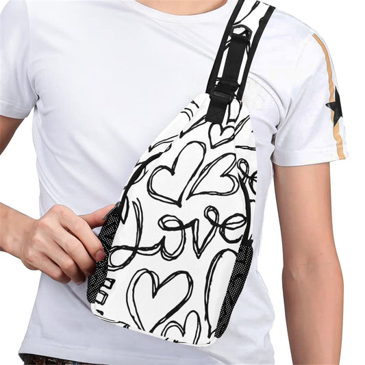 Love - Cross-Body Chest Bag Cross-Body Chest Bag