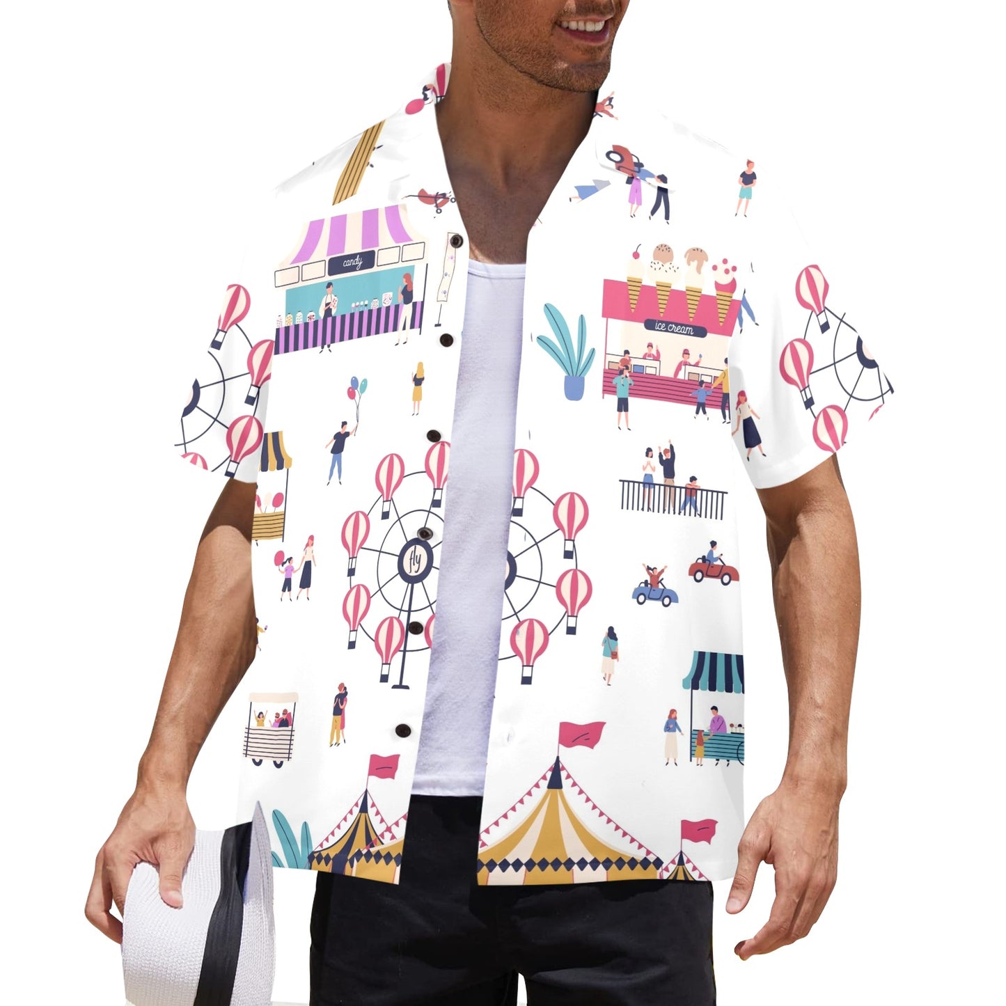 Carnival - Mens Hawaiian Shirt Mens Hawaiian Shirt