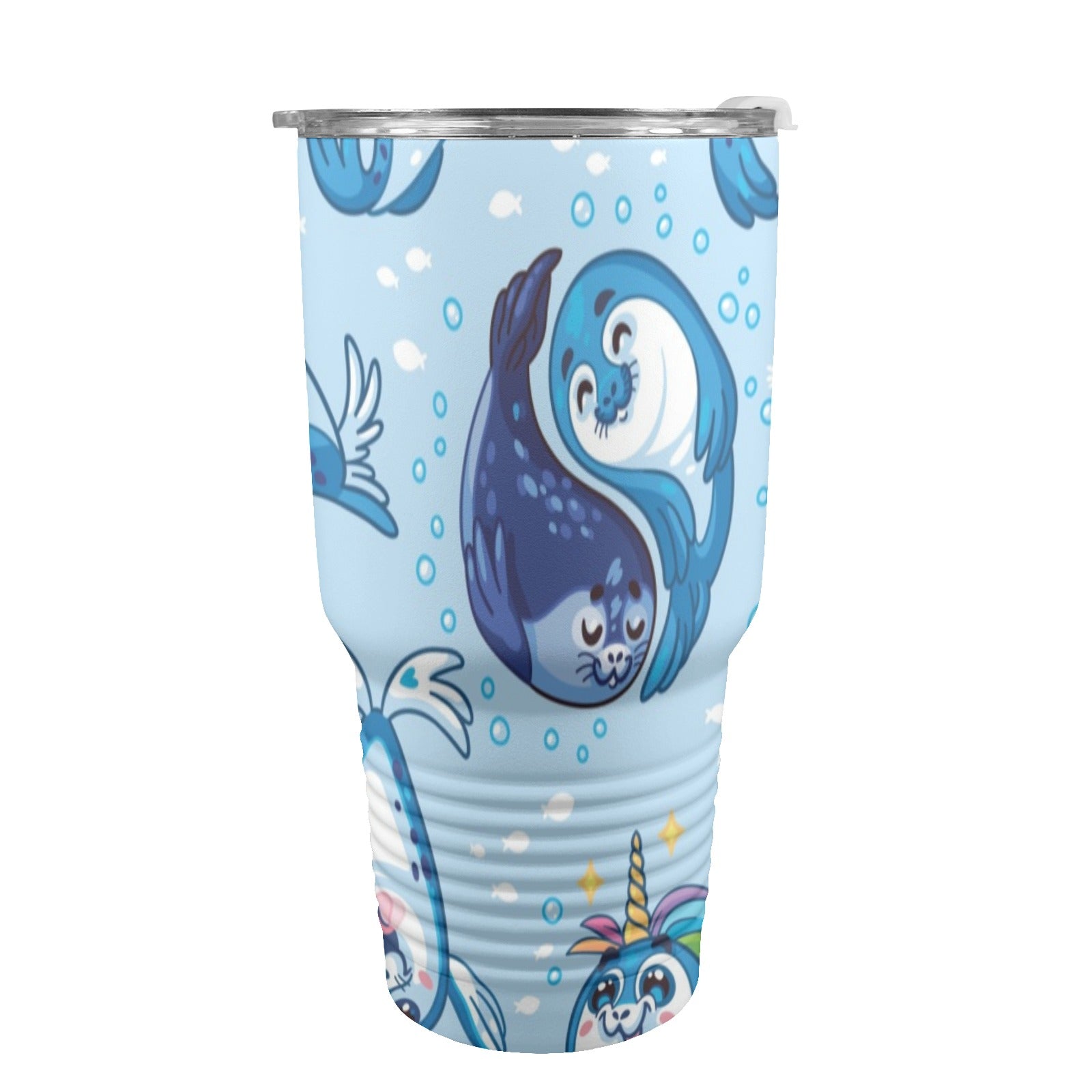Baby Seal - 30oz Insulated Stainless Steel Mobile Tumbler 30oz Insulated Stainless Steel Mobile Tumbler animal