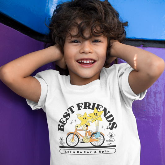 Best Friends - Kids Youth Crew T-Shirt Kids Youth T-shirt Retro