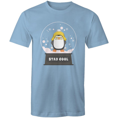 Stay Cool - Mens T-Shirt Carolina Blue Christmas Mens T-shirt Merry Christmas