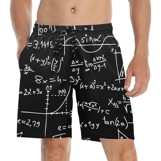 Equations - Men's Mid-Length Beach Shorts Men's Mid-Length Beach Shorts Maths