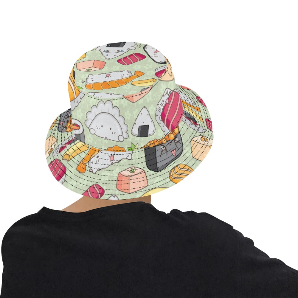 Sushi - Bucket Hat for Men All Over Print Bucket Hat for Men Food