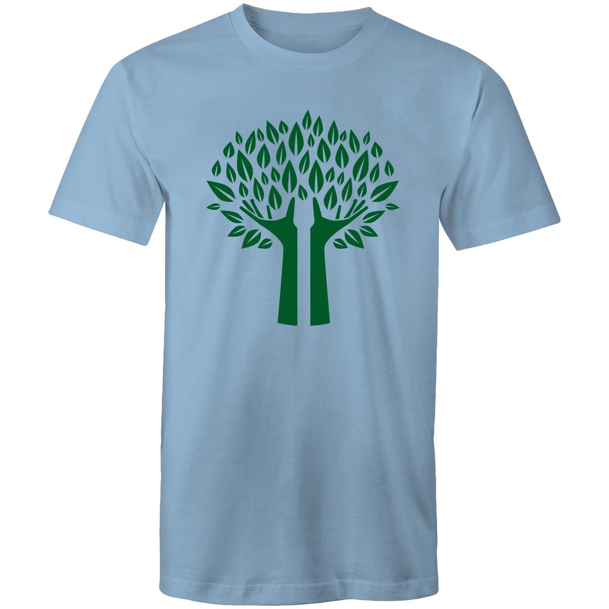 Green Tree - Mens T-Shirt Carolina Blue Mens T-shirt Environment Mens Plants