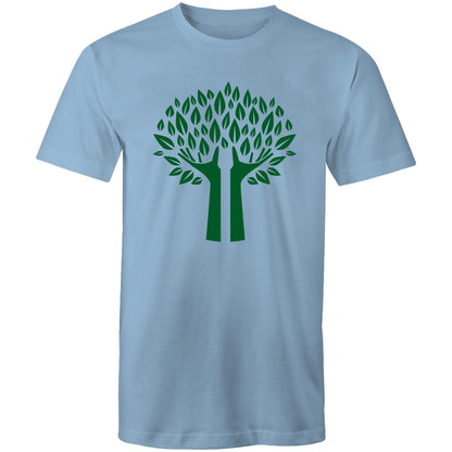 Green Tree - Mens T-Shirt Carolina Blue Mens T-shirt Environment Mens Plants