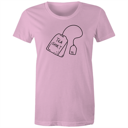 Tea Shirt - Women's T-shirt Pink Womens T-shirt Tea Womens