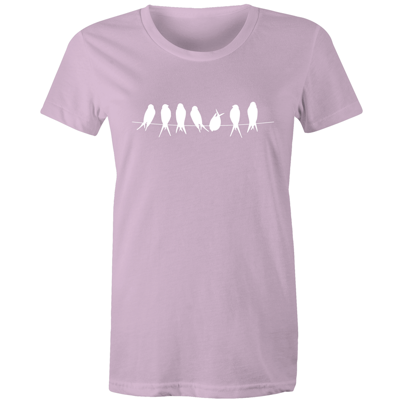 Birds - Women's T-shirt Lavender Womens T-shirt animal Womens