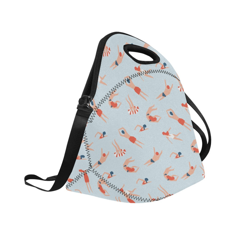 Summer Swim - Neoprene Lunch Bag/Large Neoprene Lunch Bag/Large Summer