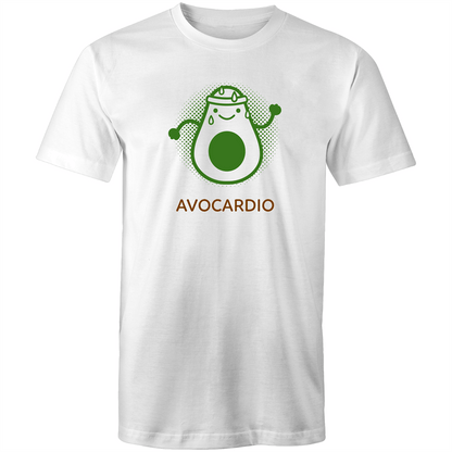 Avocardio - Short Sleeve T-shirt White Fitness T-shirt Fitness Mens Womens
