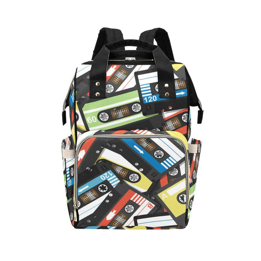 Cassette Tapes - Multifunction Backpack Multifunction Backpack