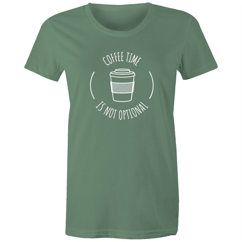 Coffee Time - Women's T-shirt Sage Womens T-shirt Coffee Womens