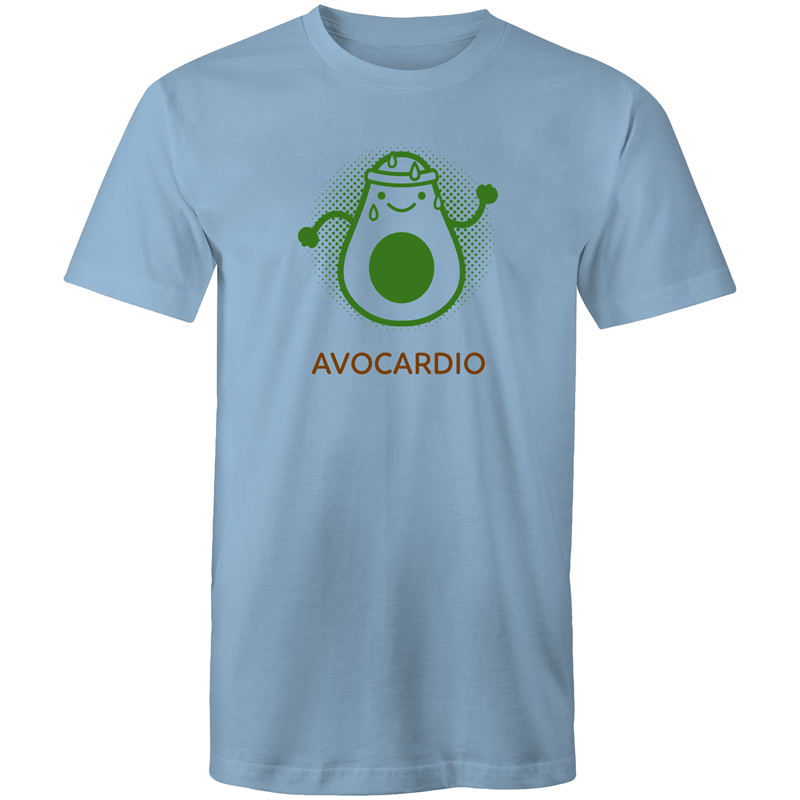 Avocardio - Short Sleeve T-shirt Carolina Blue Fitness T-shirt Fitness Mens Womens