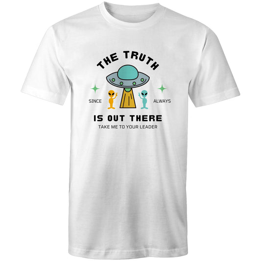 The Truth Is Out There - Mens T-Shirt White Mens T-shirt Sci Fi
