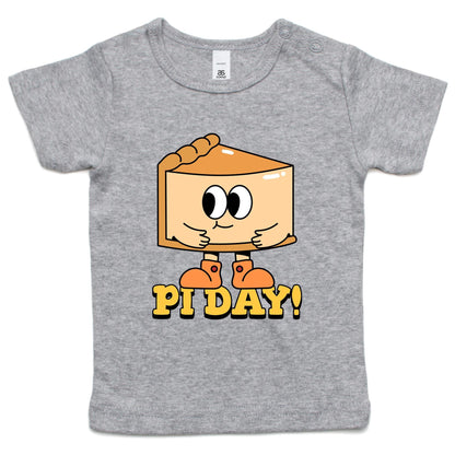 Pi Day - Baby T-shirt Grey Marle Baby T-shirt Maths Science