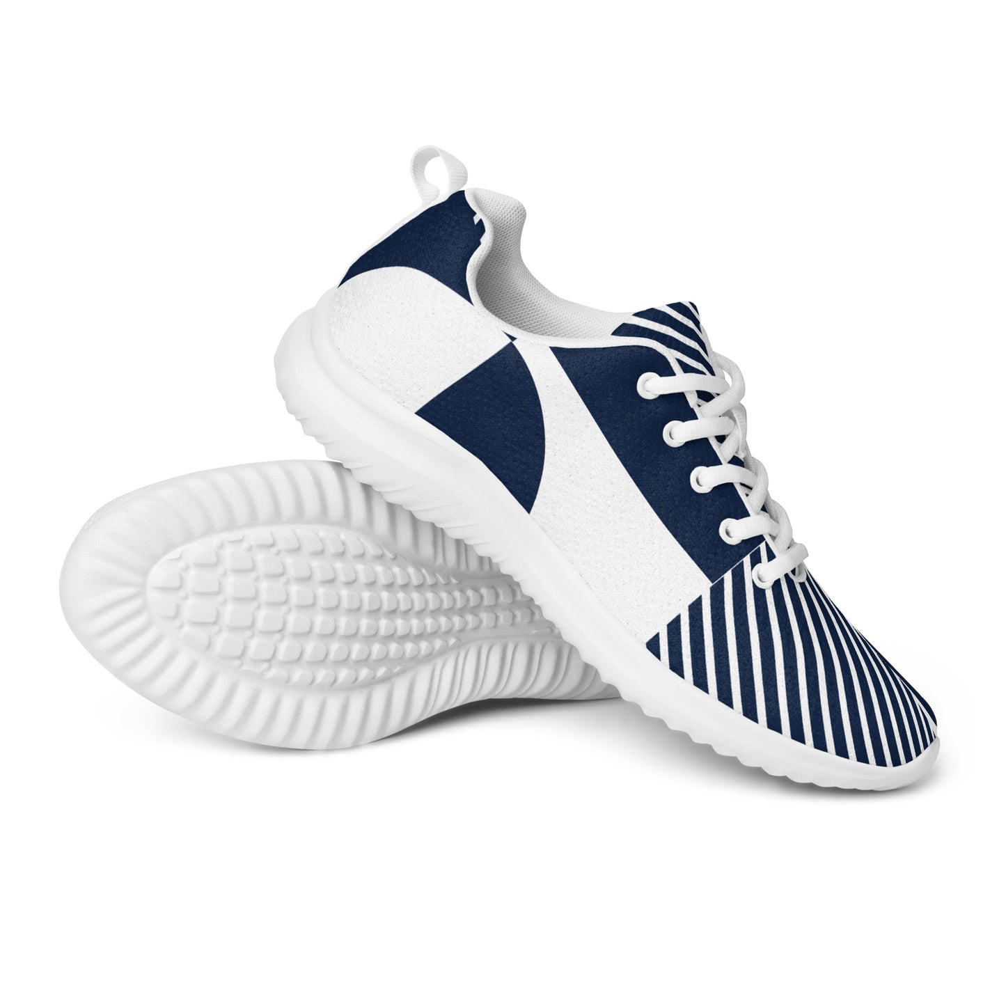 Blue Geometric - Men’s athletic shoes Mens Athletic Shoes