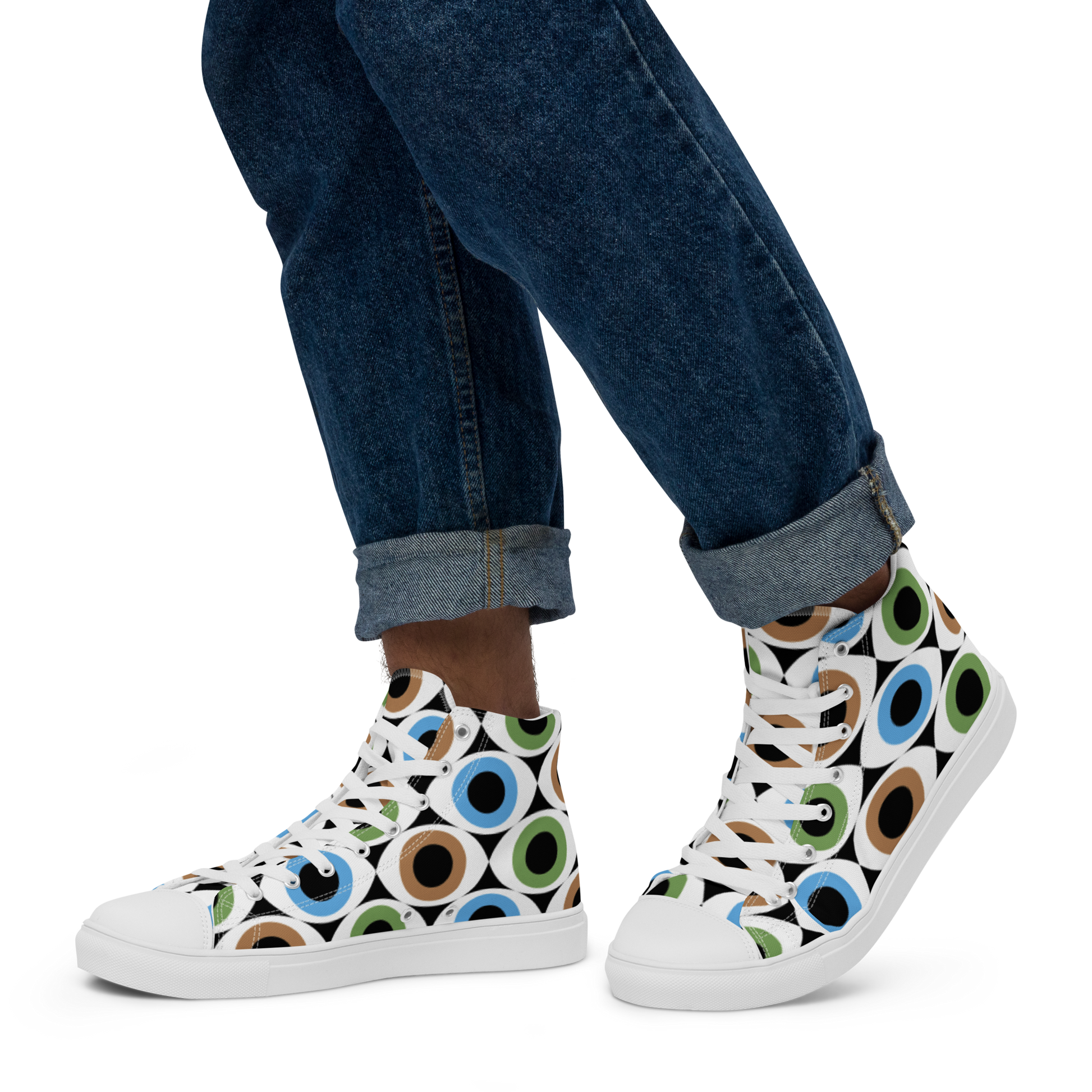 Eye See - Men’s high top canvas shoes Mens High Top Shoes