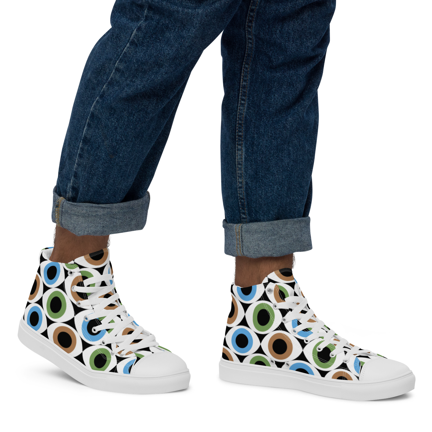Eye See - Men’s high top canvas shoes Mens High Top Shoes