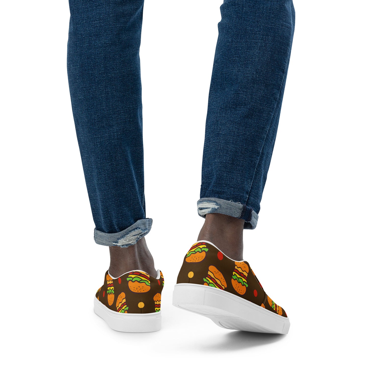 Burgers - Men’s slip-on canvas shoes Mens Slip On Shoes