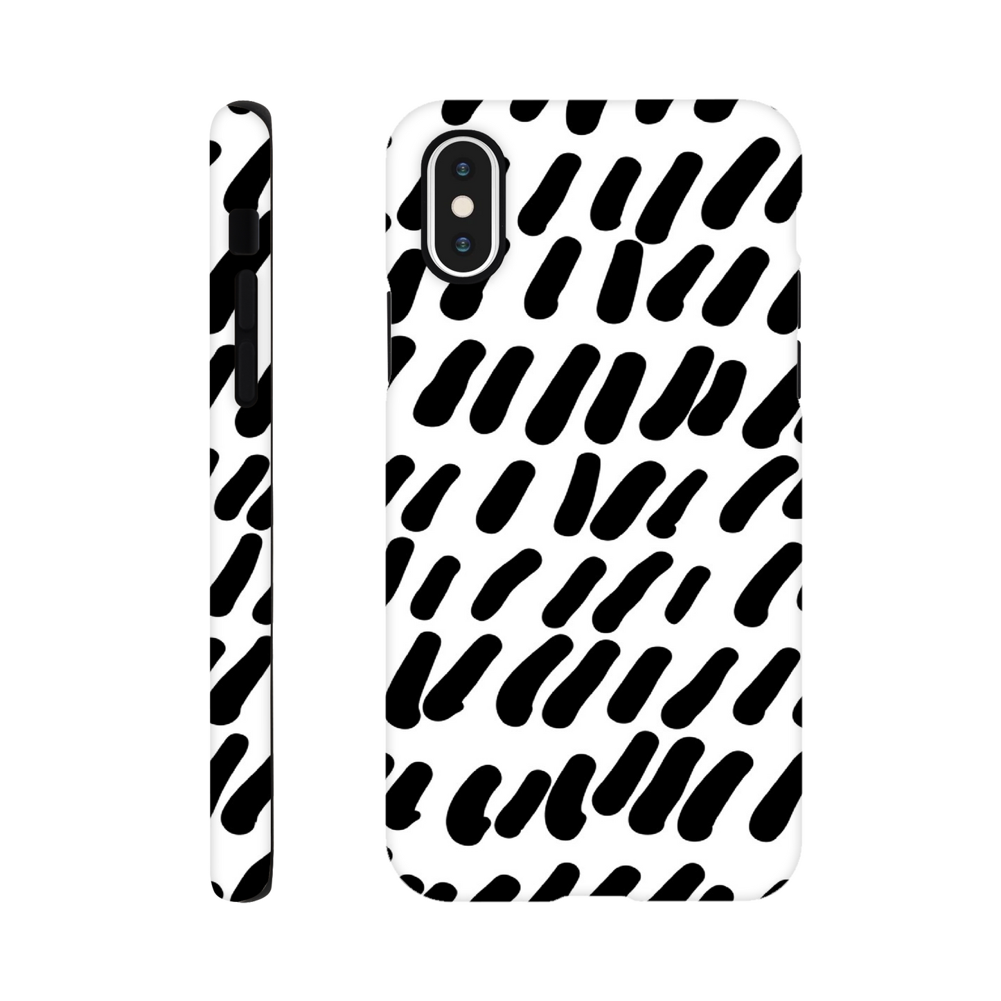 Black And White - Phone Tough Case iPhone XS Phone Case