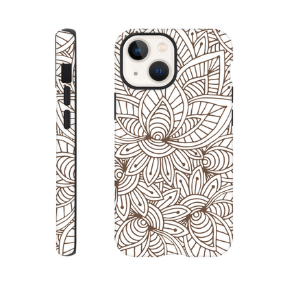 Natural Floral - Phone Tough Case iPhone 13 Mini Phone Case