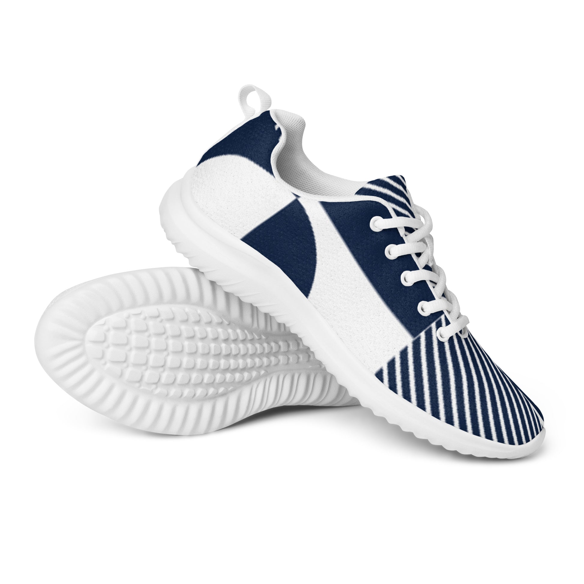 Blue Geometric - Women’s athletic shoes Womens Athletic Shoes