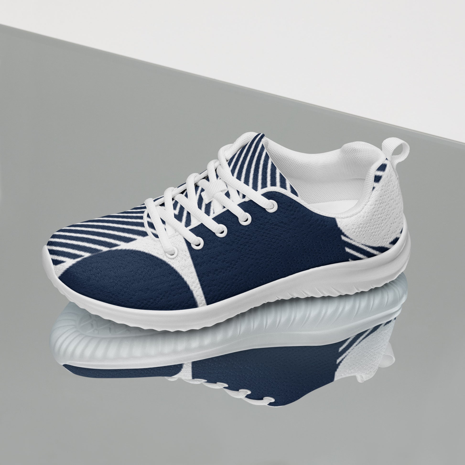 Blue Geometric - Women’s athletic shoes Womens Athletic Shoes