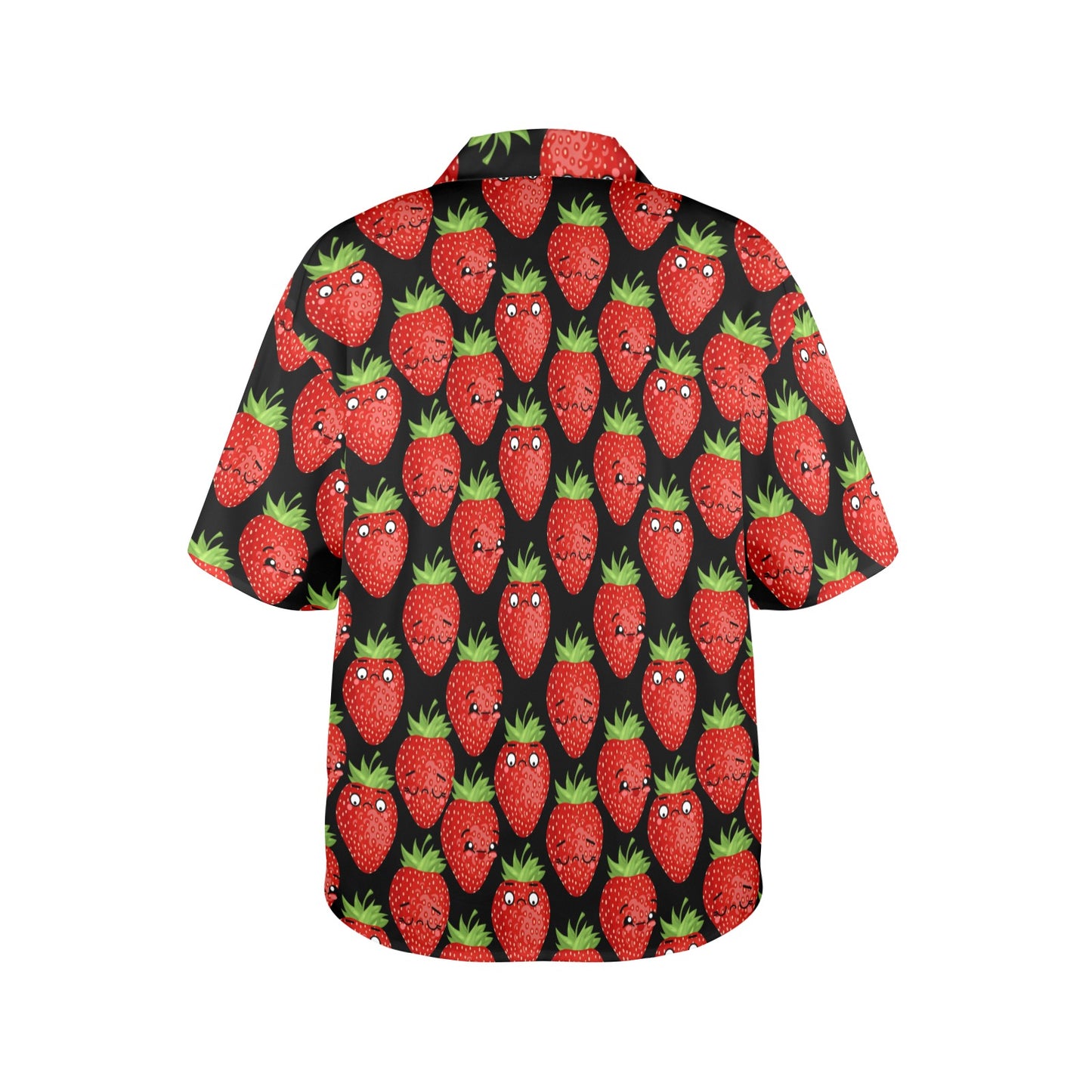 Strawberry Characters - Womens Hawaiian Shirt