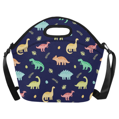 Dinosaurs - Neoprene Lunch Bag/Large Neoprene Lunch Bag/Large Printed Offshore