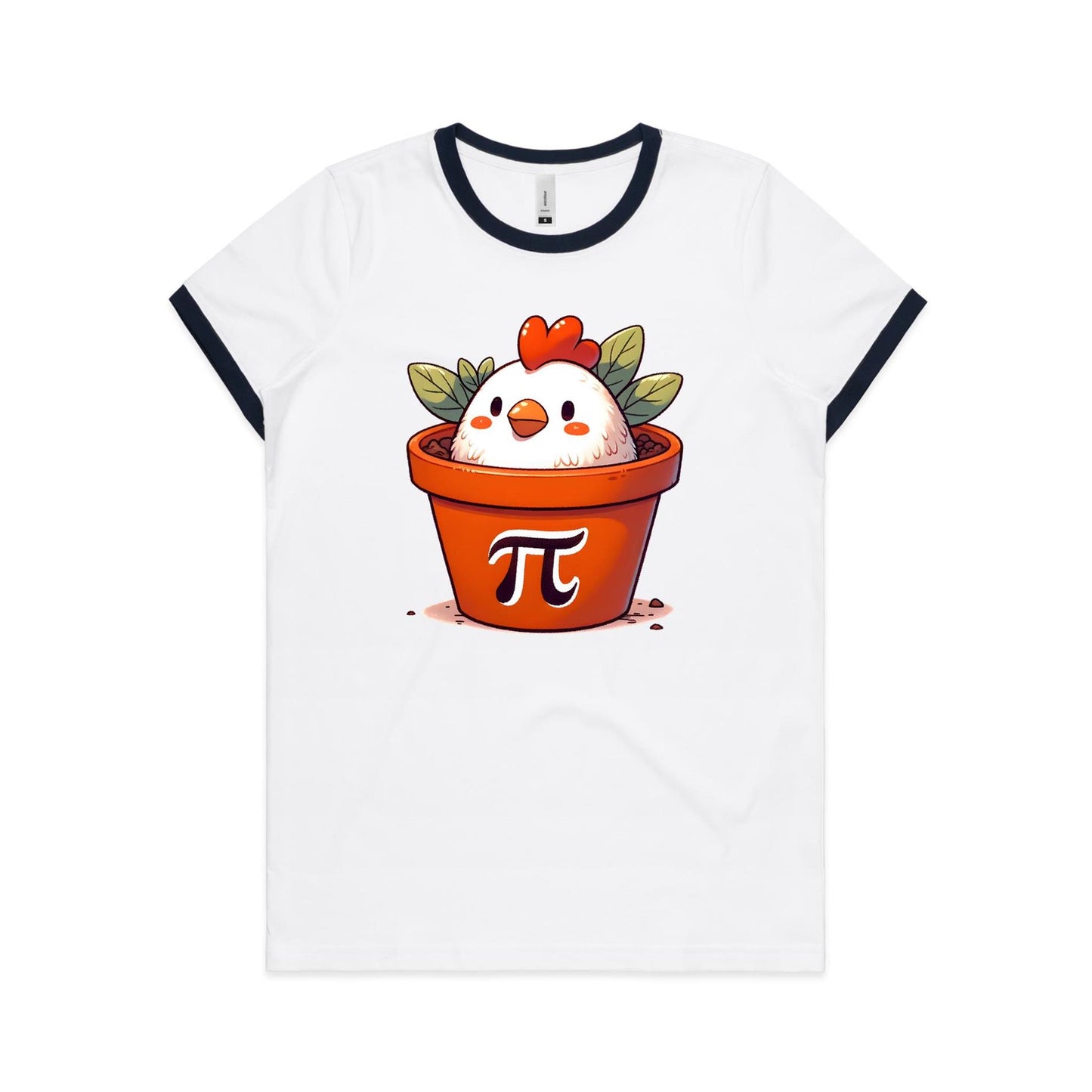 Chicken Pot Pi - Women's Ringer Tee