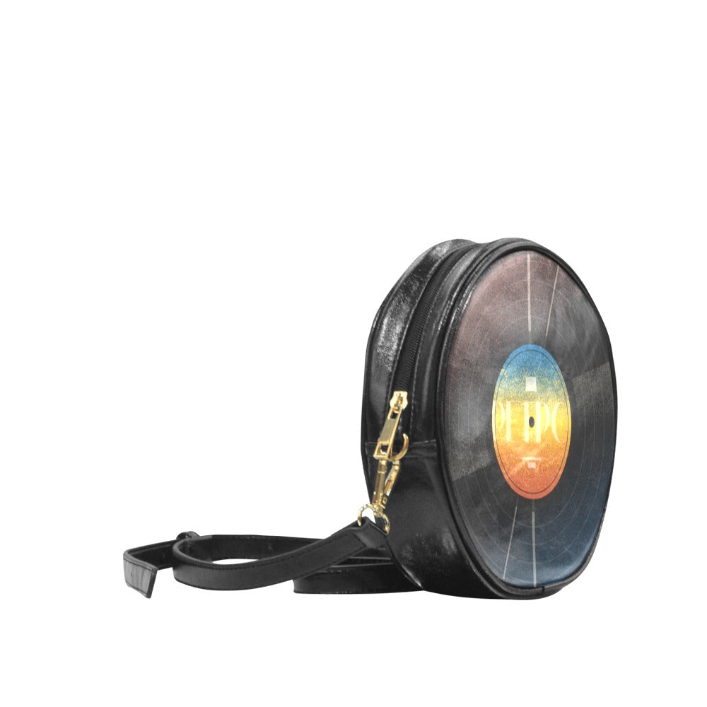 Vinyl Record - Round Sling Bag