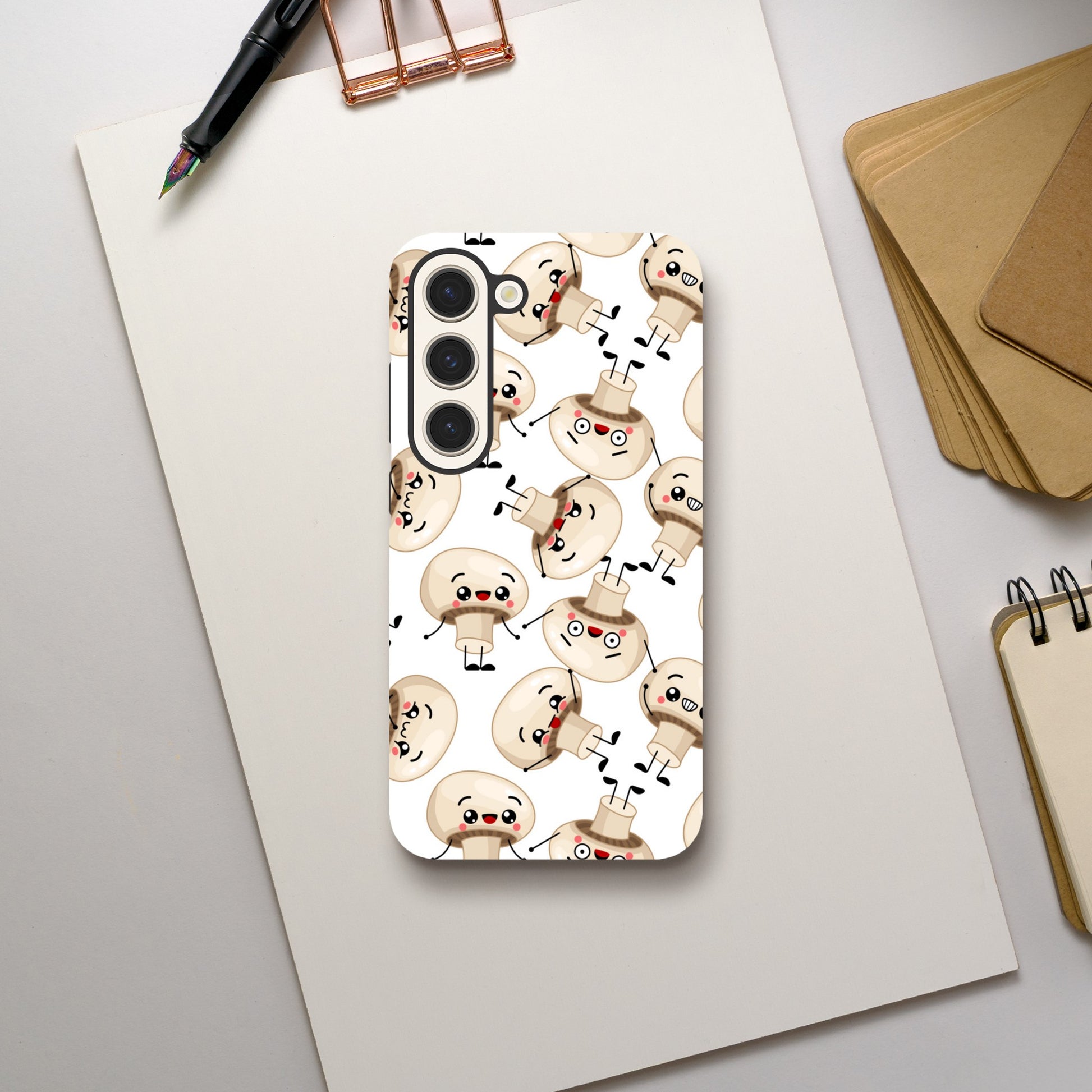 Cute Mushrooms - Phone Tough Case Galaxy S23 Phone Case Globally Fulfilled