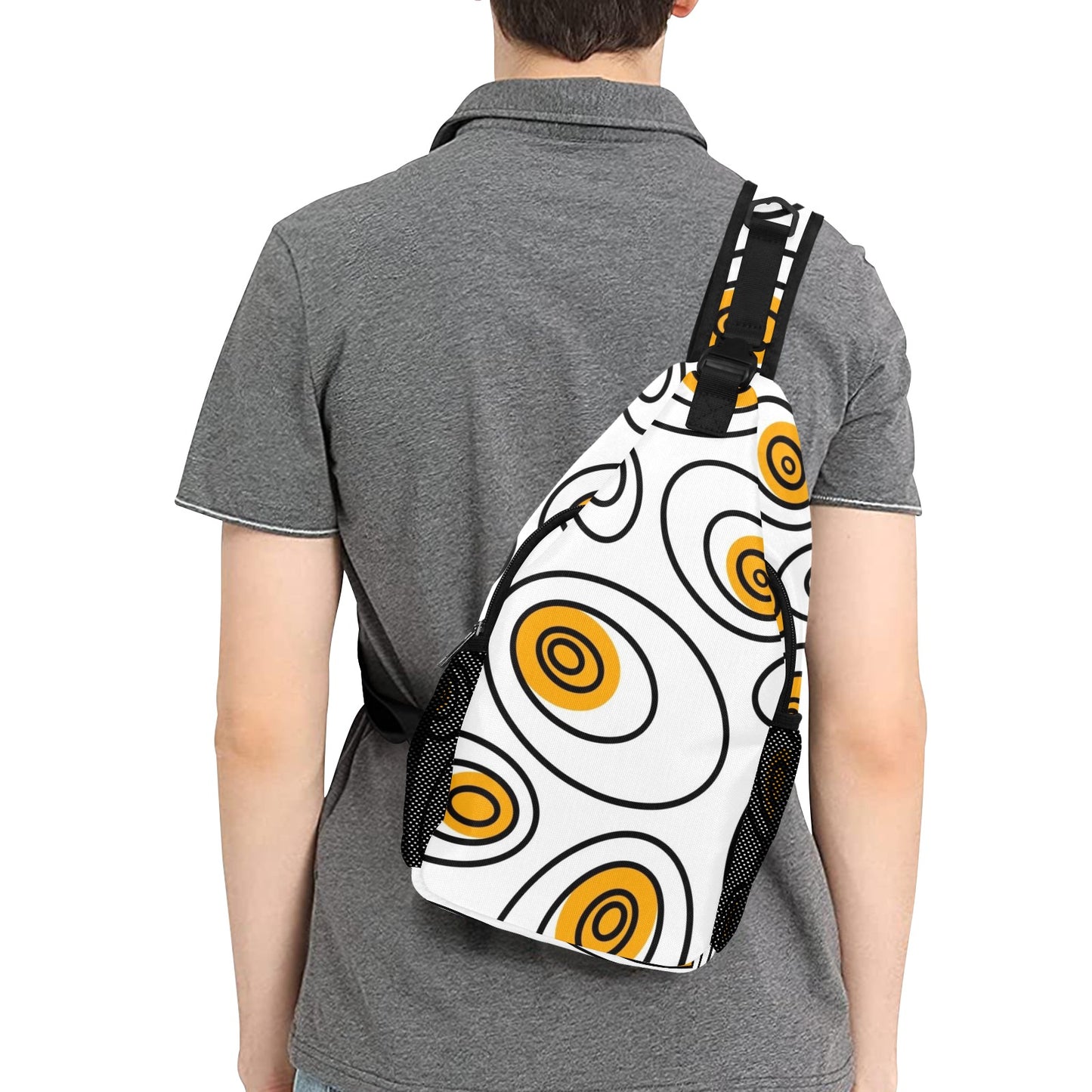 Abstract Eggs - Cross-Body Chest Bag Cross-Body Chest Bag