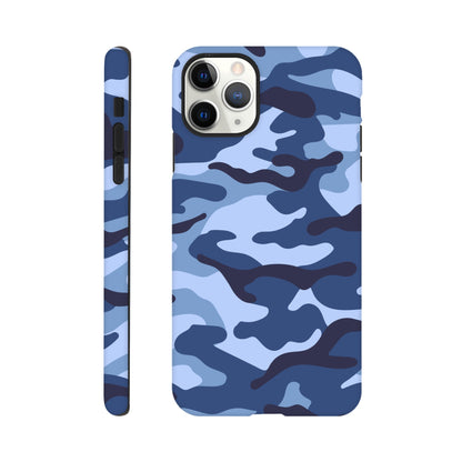 Blue Camouflage - Phone Tough Case iPhone 11 Pro Max Phone Case Globally Fulfilled