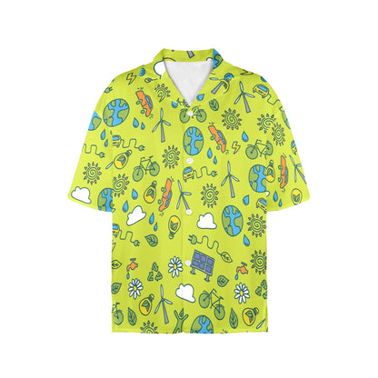 Go Green - Womens Hawaiian Shirt