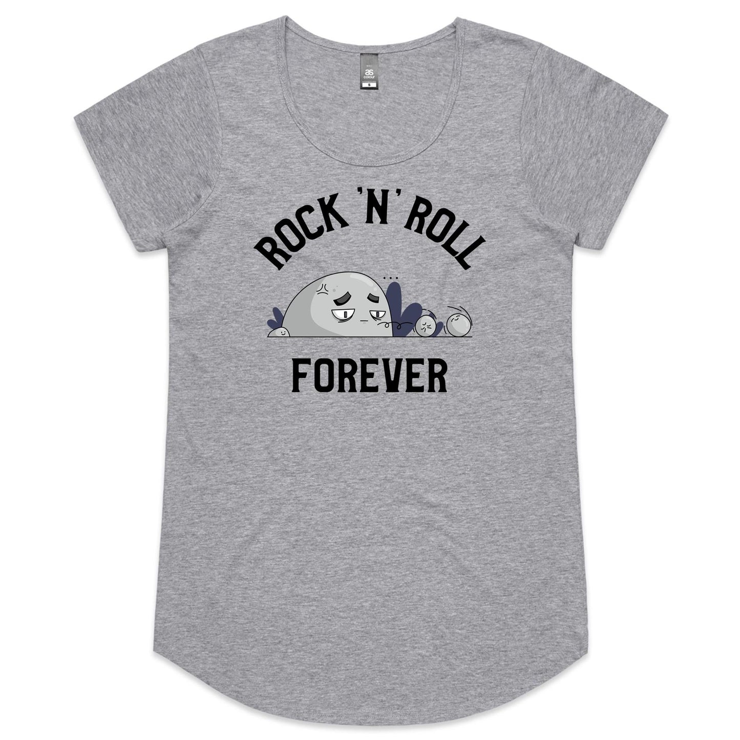 Rock And Roll Forever - Womens Scoop Neck T-Shirt