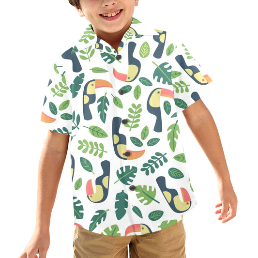 Toucans - Junior Boys Hawaiian Shirt