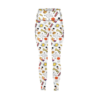 Super Dog - Women's All Over Print Leggings with Pockets