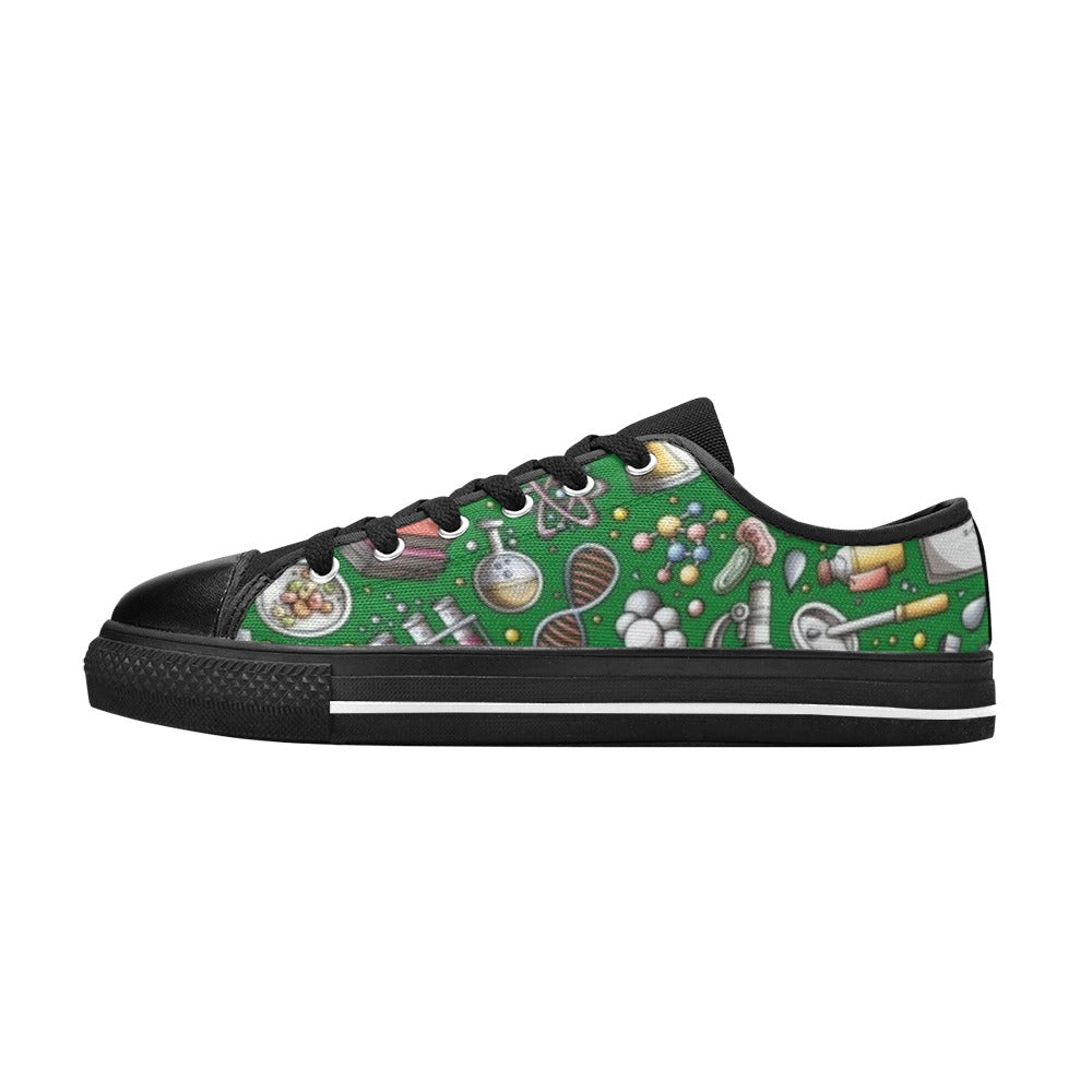 Science Love - Men's Classic Canvas Shoes