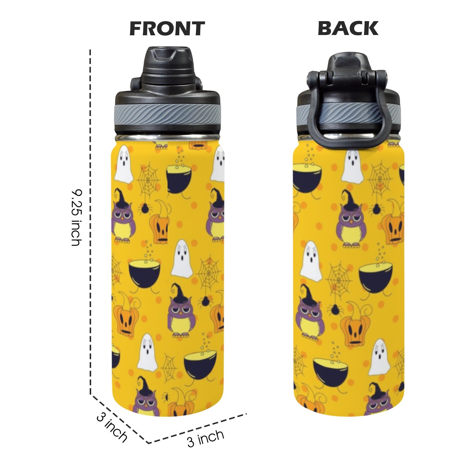 Halloween - Insulated Water Bottle with Dual-Use Lid (18oz) Insulated Water Bottle with Dual-Use Lid (18oz) Printed Offshore