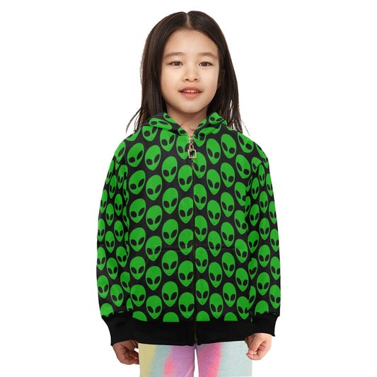 Aliens - Junior Girls Zip up Hoodie