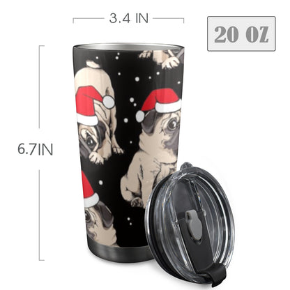 Christmas Dogs - 20oz Travel Mug / Tumbler