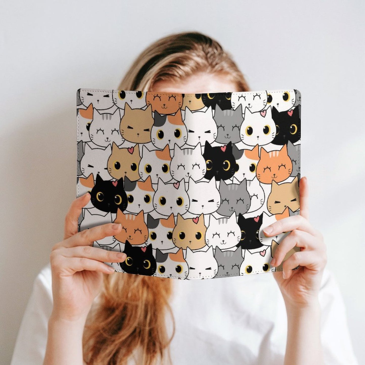 Cute Cartoon Cats - (A5) Notebook Cover