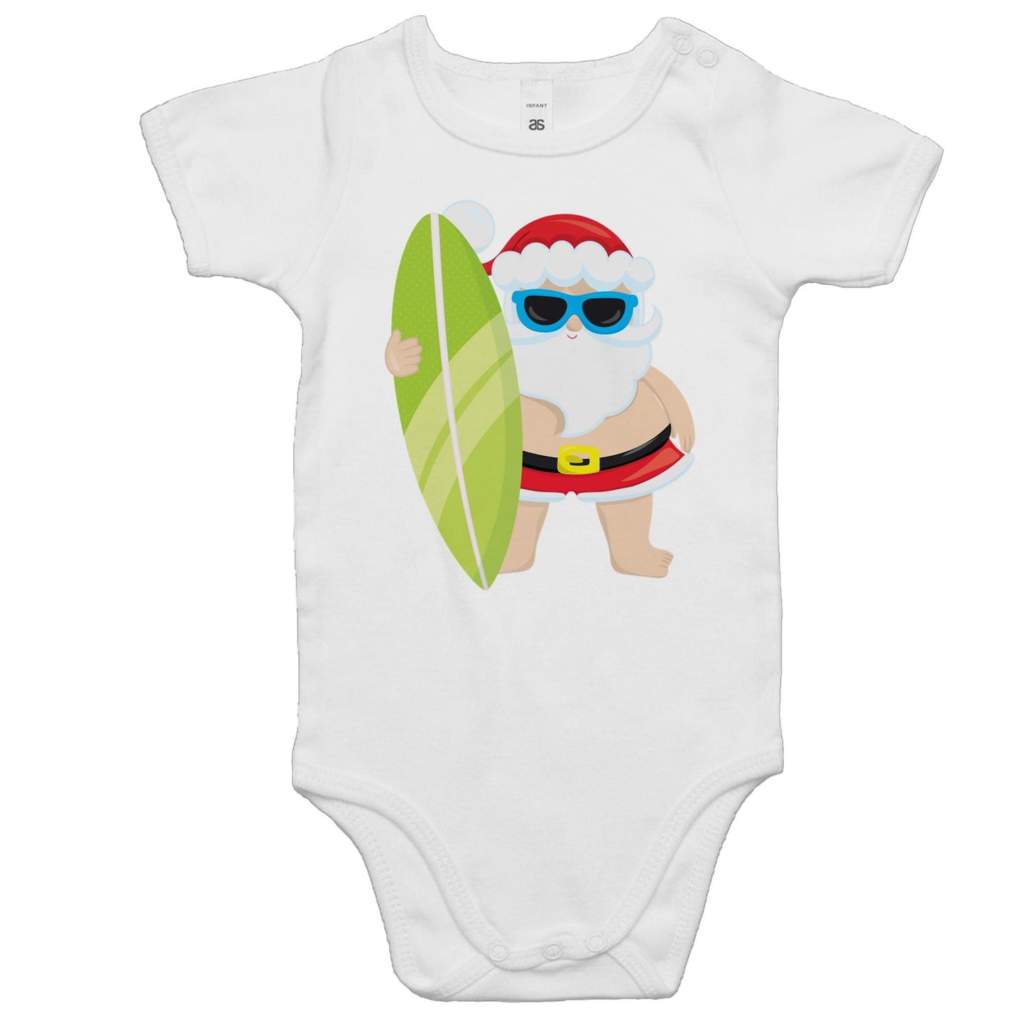 Surf Santa - Baby Bodysuit