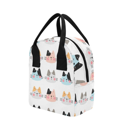 Cat Faces - Zipper Lunch Bag