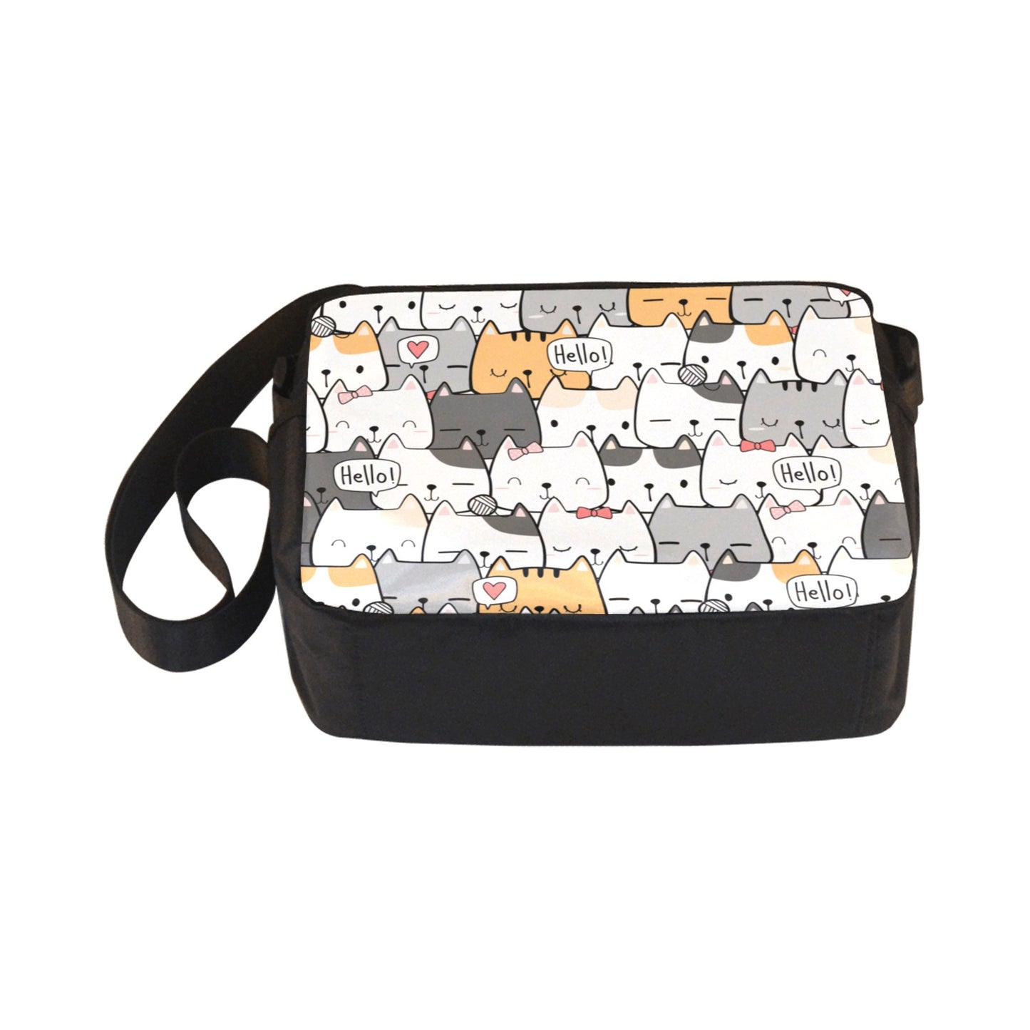 Cat Hello - Classic Cross-body Nylon Bag