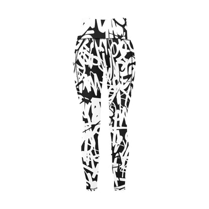 Graffiti - Women's Leggings with Pockets