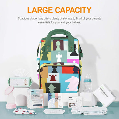 Colourful Chess - Multifunction Backpack