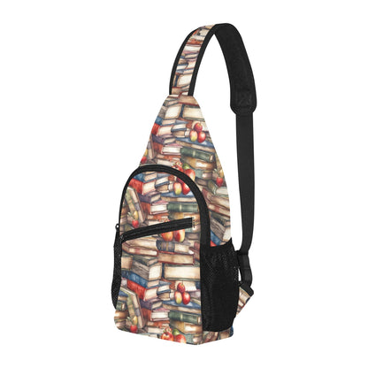 Watercolour Books - Chest Bag With Full Print